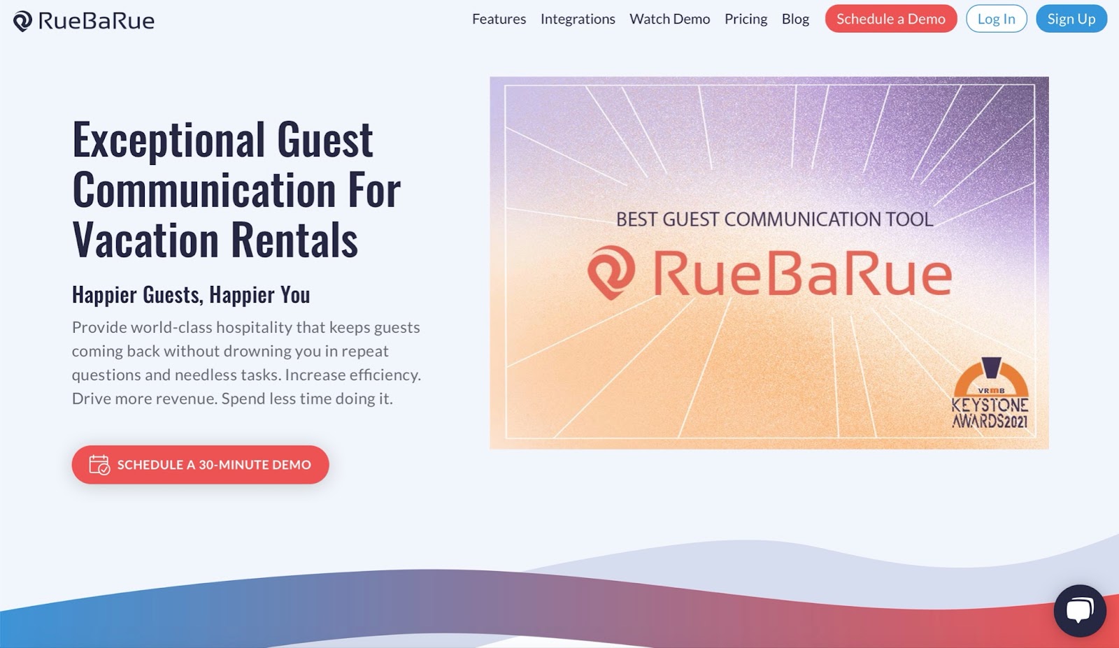 RueBaRue homepage
