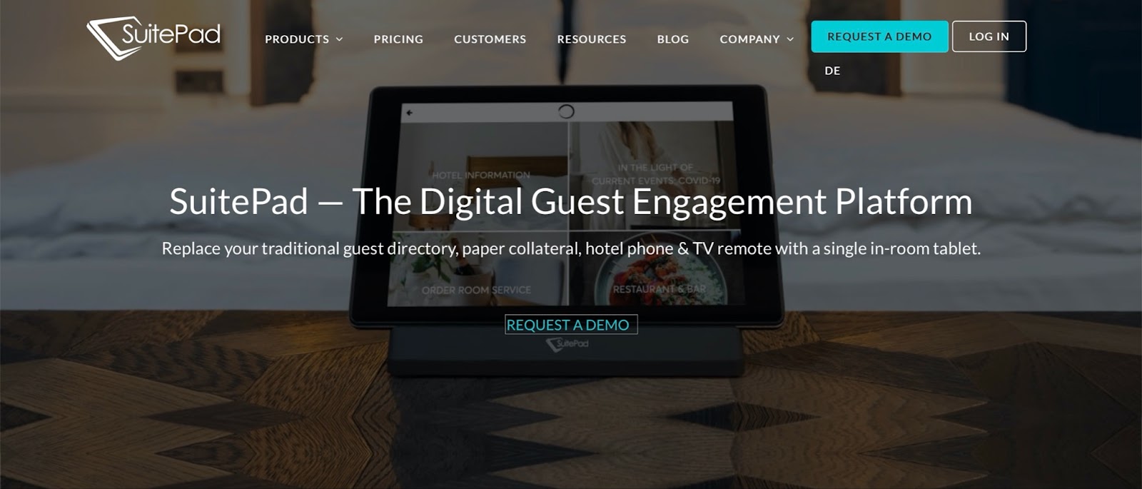 SuitePad homepage