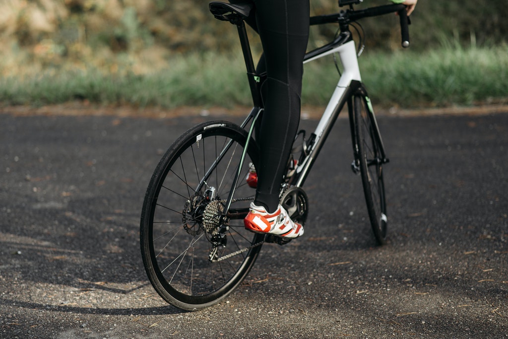 Image of person on a bike
